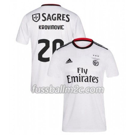 Fußballtrikots Benfica Filip Krovinovic 20 Auswärts Trikotsatz 2018-2019